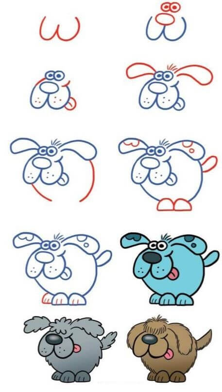 Desenhos de Cachorro animado