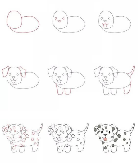 Desenhos de Cachorro Gordo