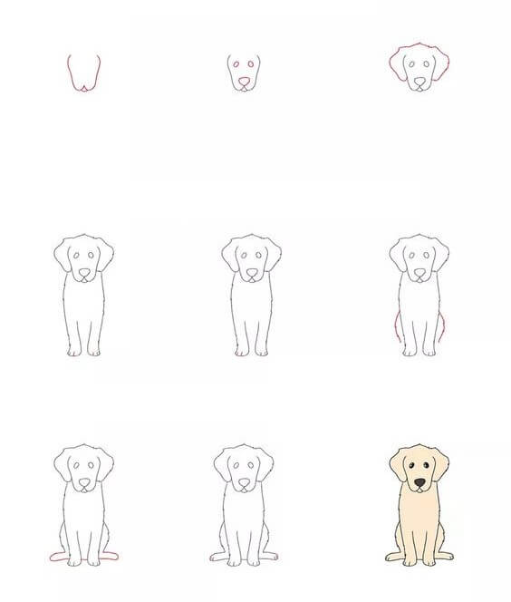 Desenhos de Cachorro normal