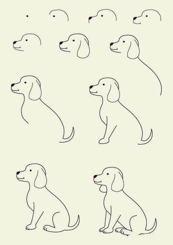 Desenhos de Cachorro para imprimir