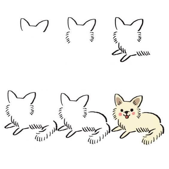 Desenhos de Cachorro pequeno