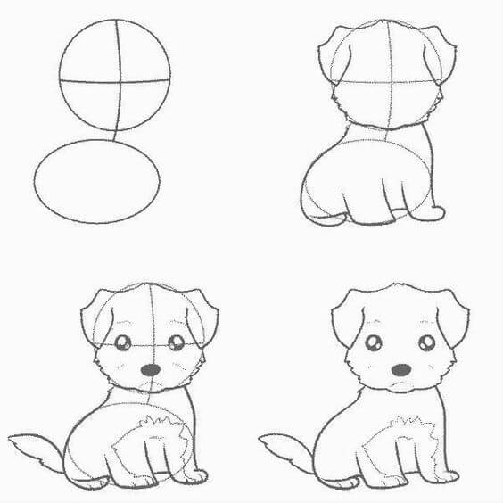 Desenhos de Cachorro Triste