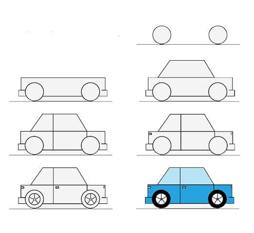 Desenhos de Desenho de carro simples