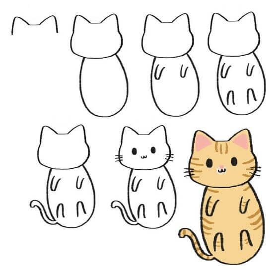 Desenhos de Gato - Ideia (24)