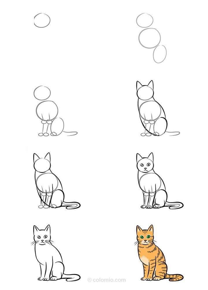 Desenhos de Gato - Ideia (42)