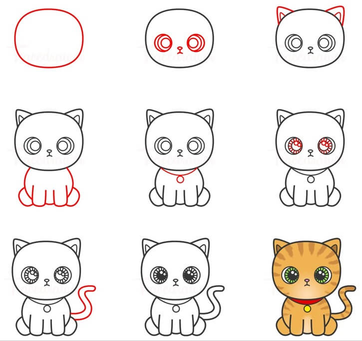 Desenhos de Gatos