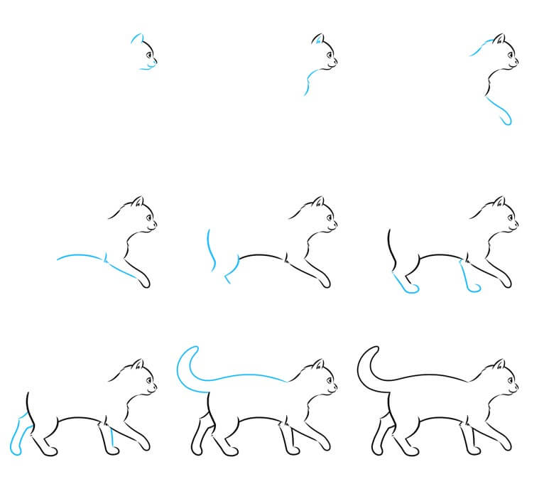 Desenhos de Gato - Ideia (56)