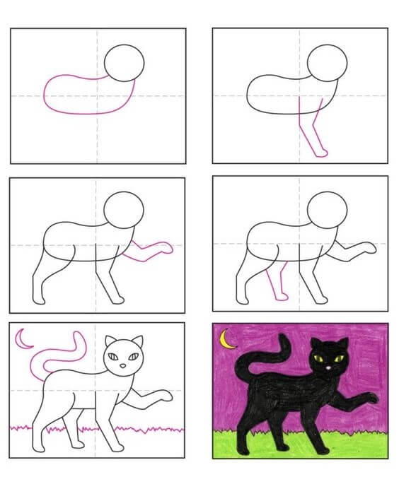 Desenhos de Gato - Ideia (61)