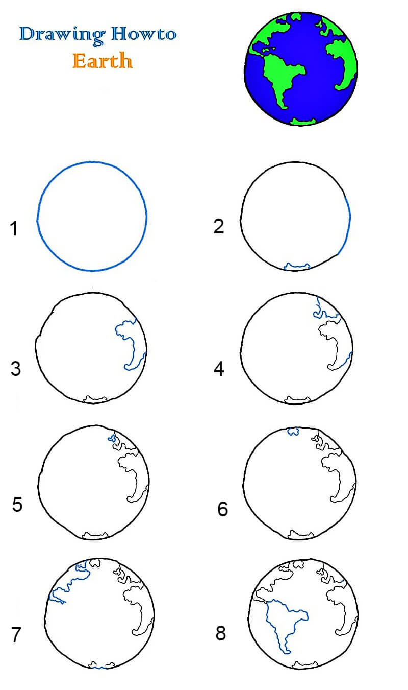 Desenhos de Ideia da Terra 12