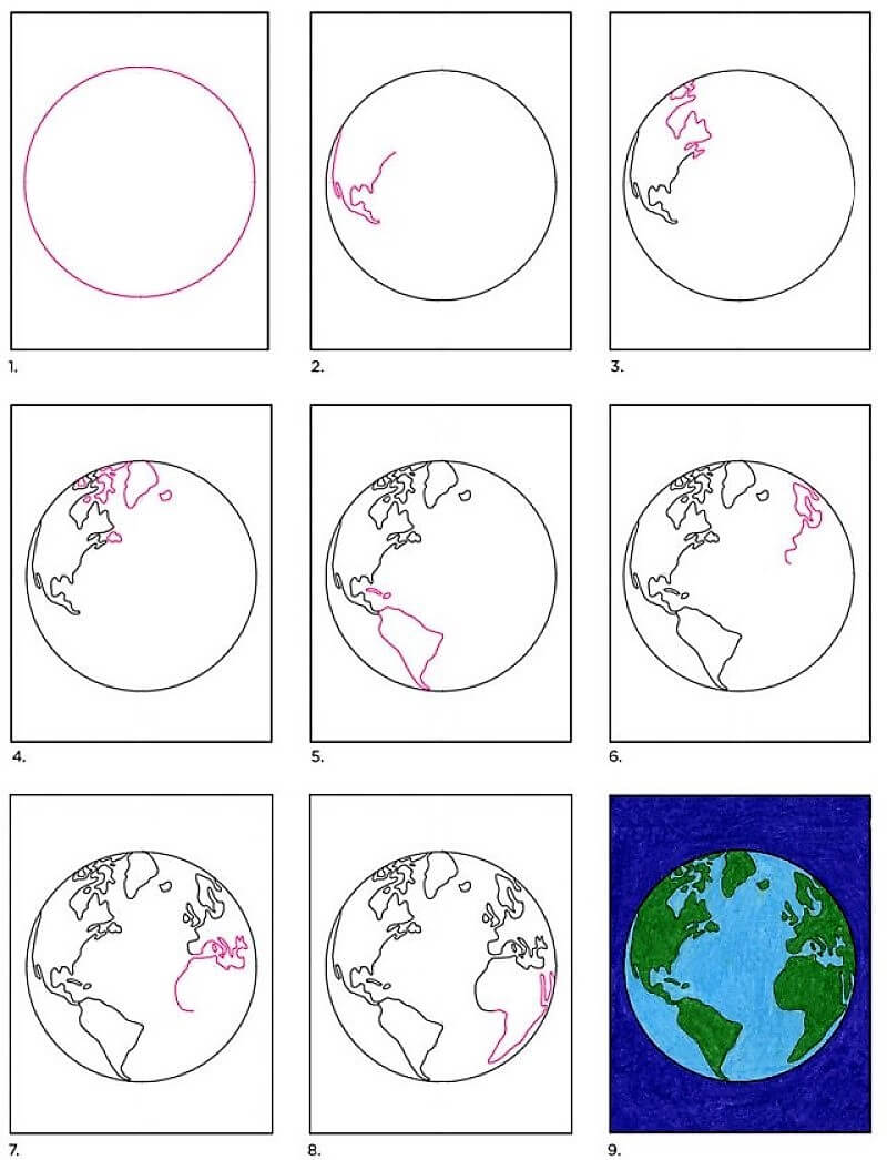 Desenhos de Ideia da Terra 4