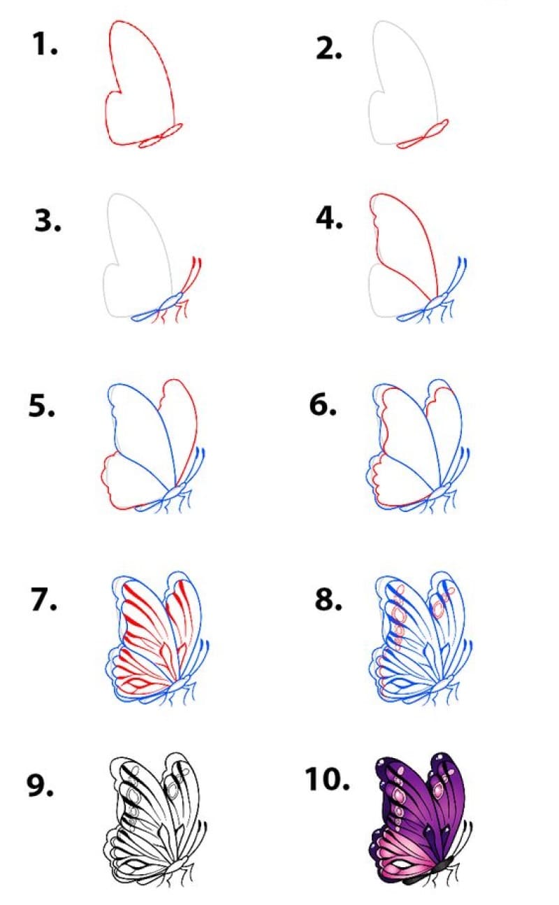 Desenhos de Ideia de borboleta 11