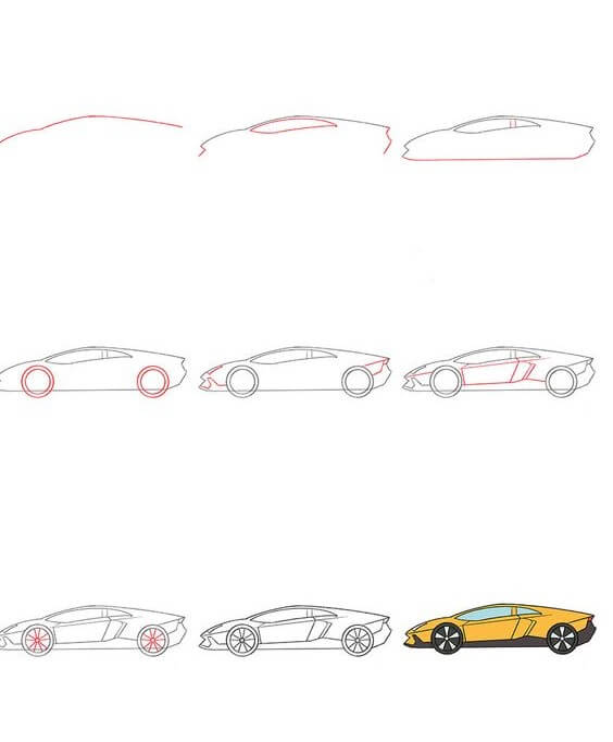 Desenhos de Ideia de carro 10