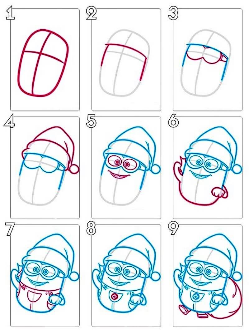 Desenhos de Ideia de esboço do Minion 2