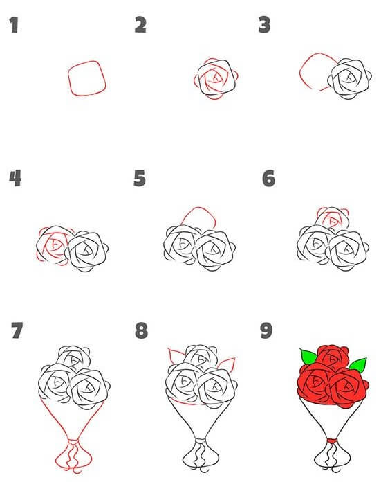 Desenhos de Ideia de rosas (11)