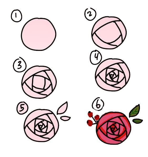 Desenhos de Ideia de rosas (12)