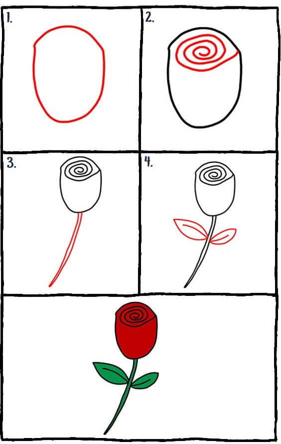 Desenhos de Ideia de rosas (14)