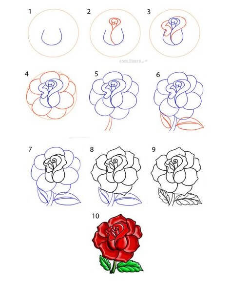 Desenhos de Ideia de rosas (17)