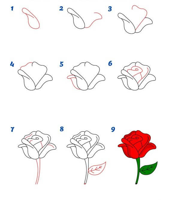 Desenhos de Ideia de rosas (18)