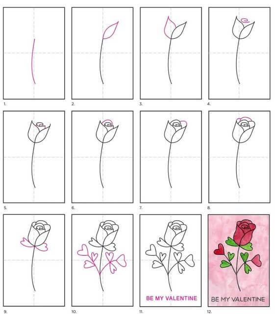 Desenhos de Ideia de rosas (22)