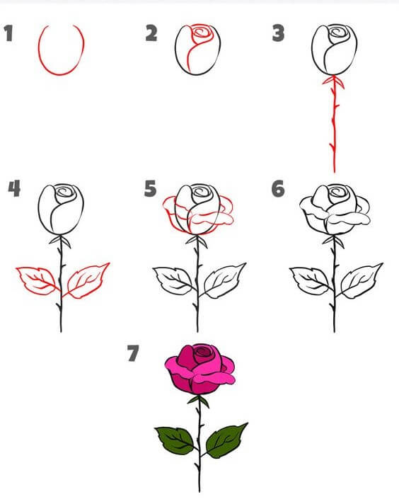 Desenhos de Ideia de rosas (23)