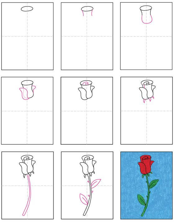 Desenhos de Ideia de rosas (25)