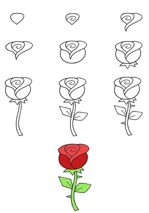 Desenhos de Ideia de rosas (30)