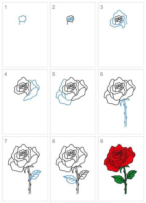 Desenhos de Ideia de rosas (33)