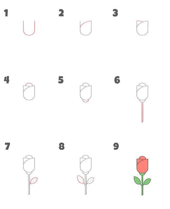 Desenhos de Ideia de rosas (36)