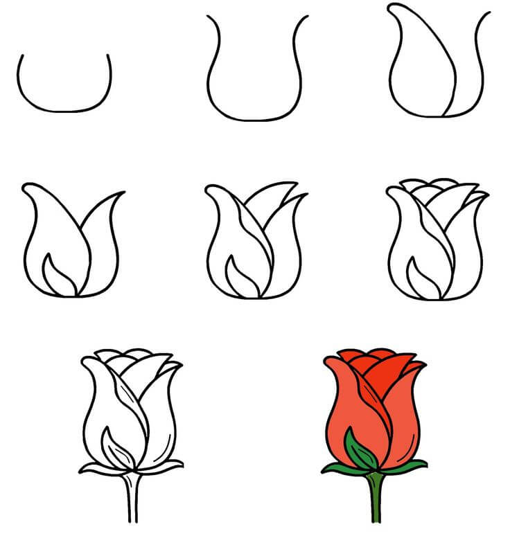 Desenhos de Ideia de rosas (38)