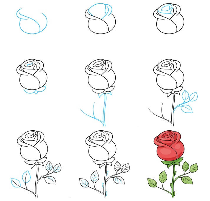 Desenhos de Ideia de rosas (44)