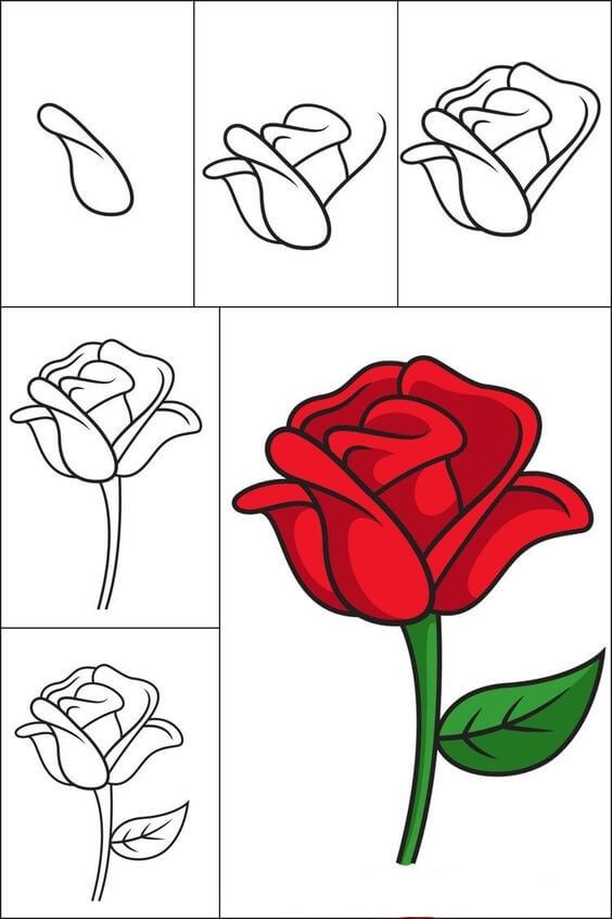 Desenhos de Ideia de rosas (9)