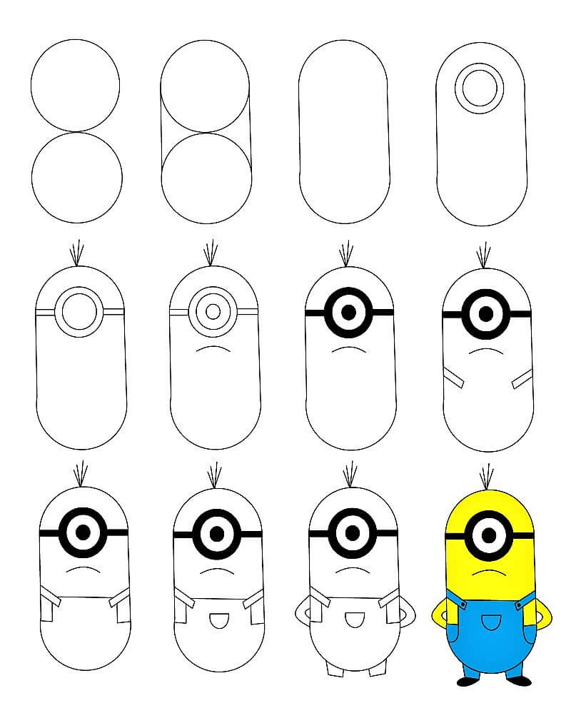 Desenhos de Ideia Minion 9