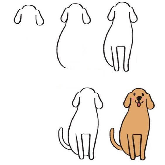Desenhos de Raios de cachorro