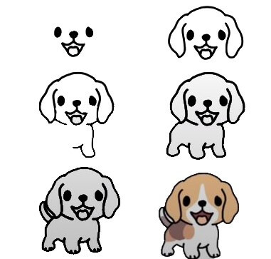 Desenhos de Risada de cachorro