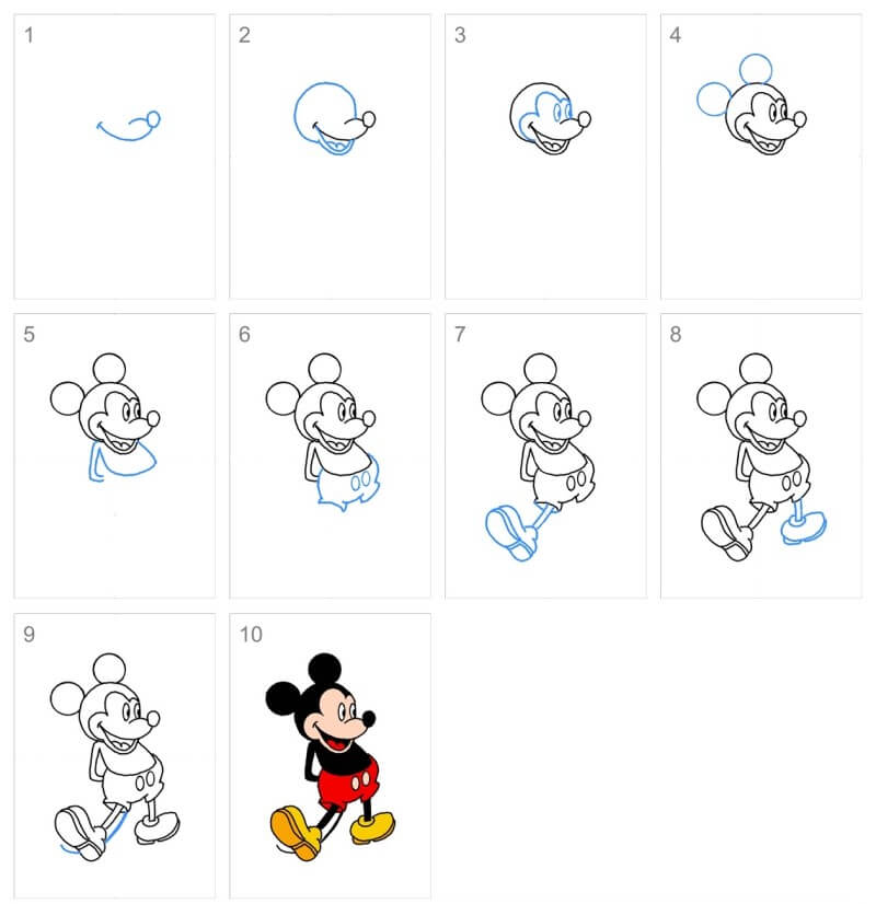 Desenhos de Mickey Mouse