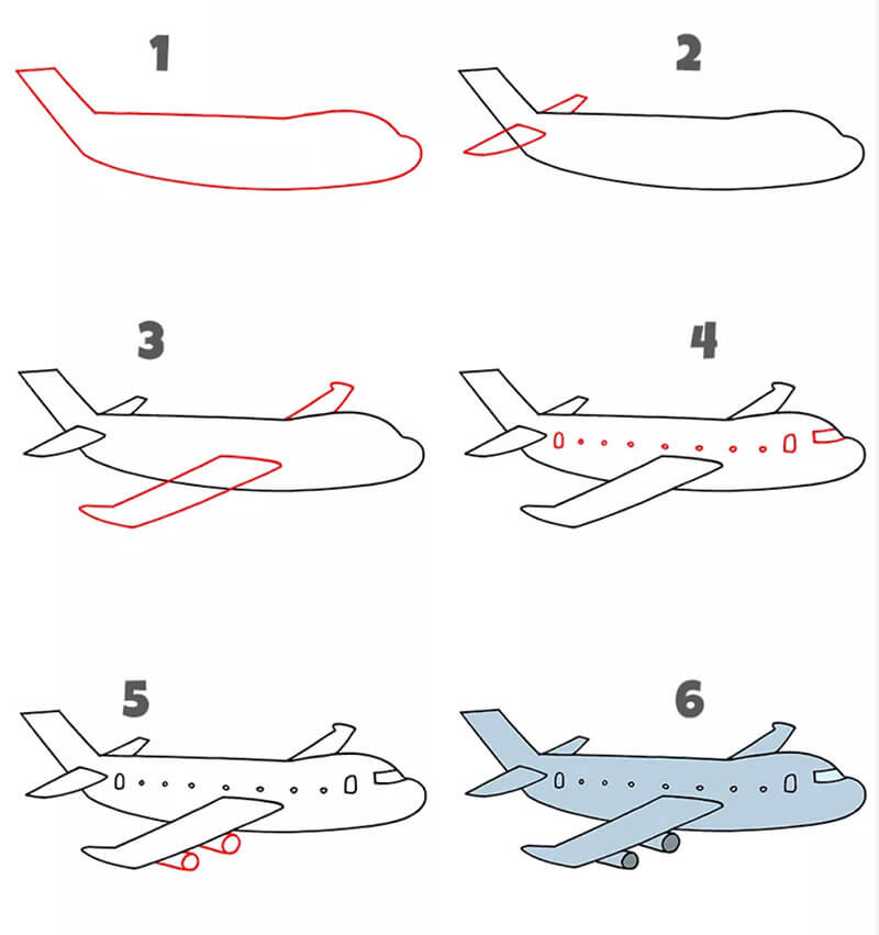 Desenhos de An Easy Airplane