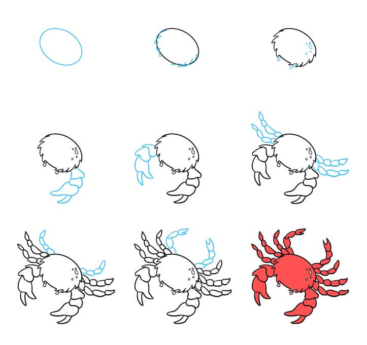 Desenhos de Caranguejo - ideia (29)