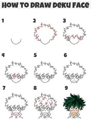 Desenhos de Deku