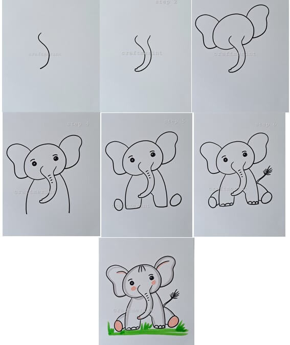 Desenhos de Elephant idea 78