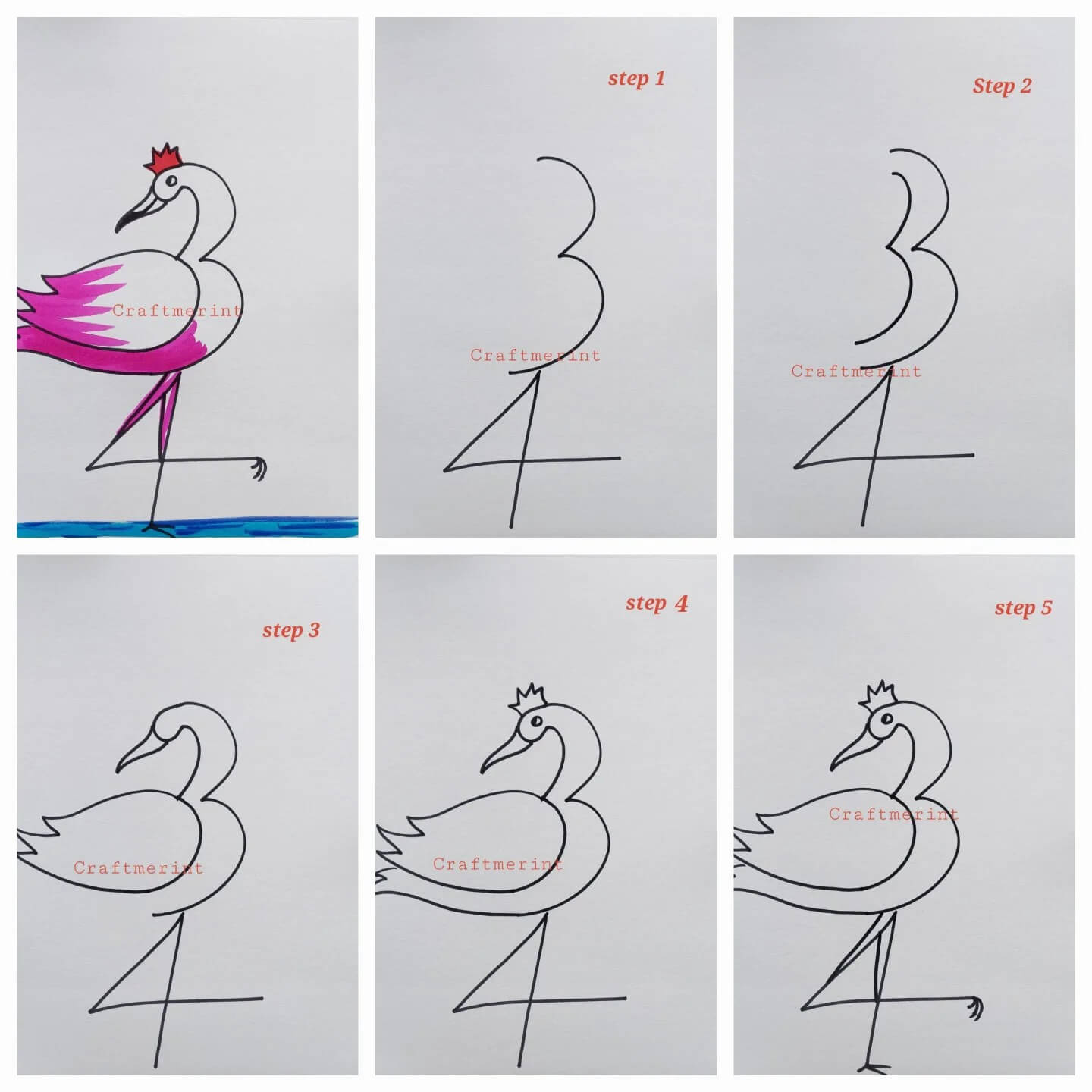 Desenhos de Flamingo idea 14