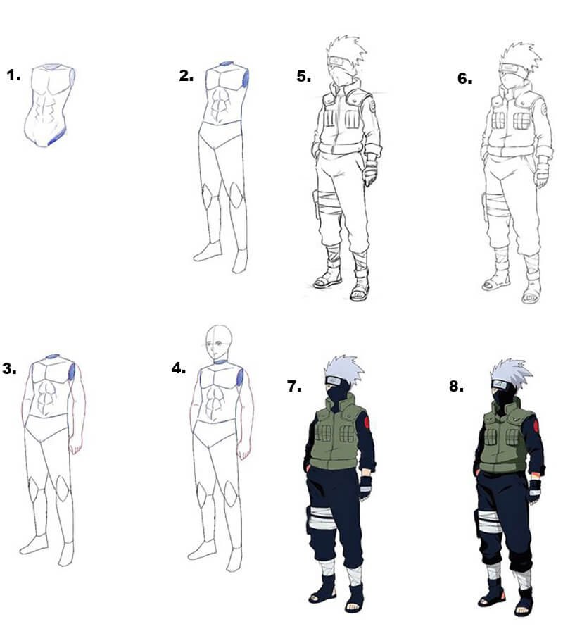 Desenhos de Ideia 6 de Kakashi Hatake