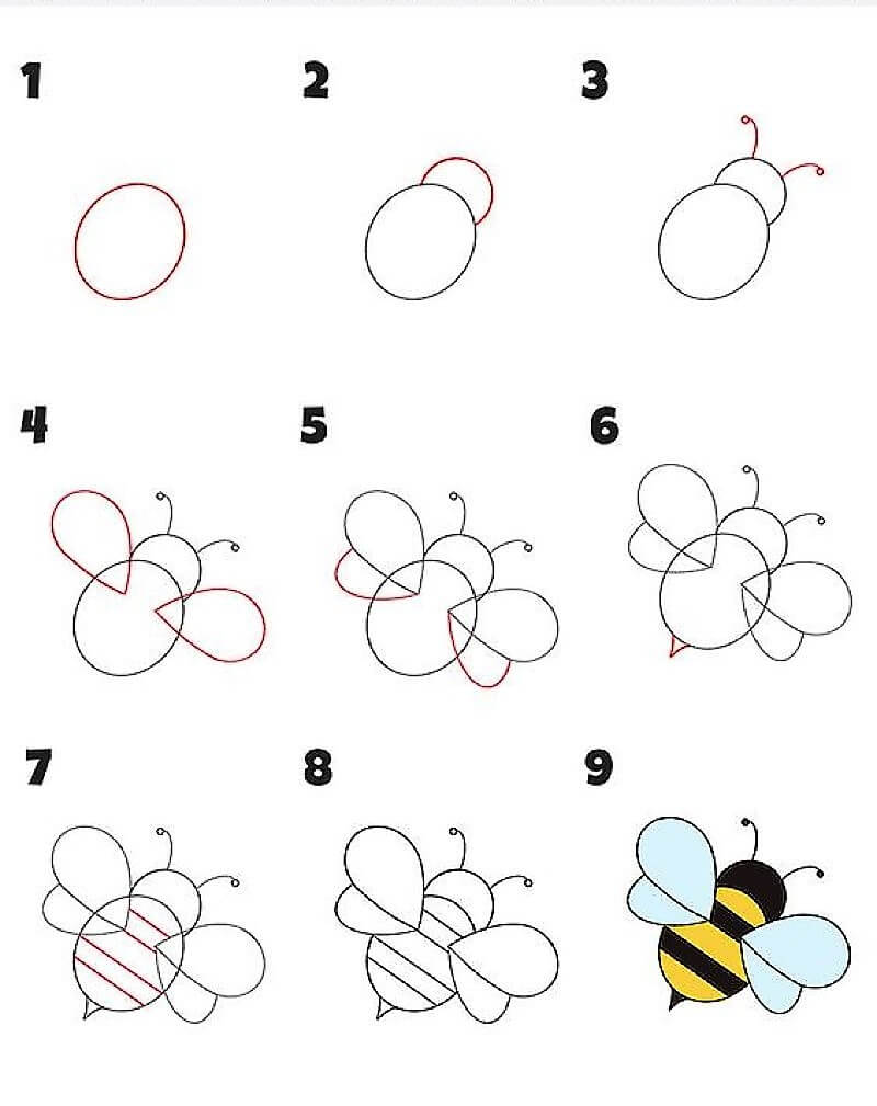 Desenhos de Abelhas