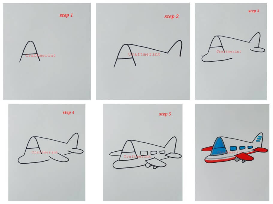 Desenhos de Ideia de avião