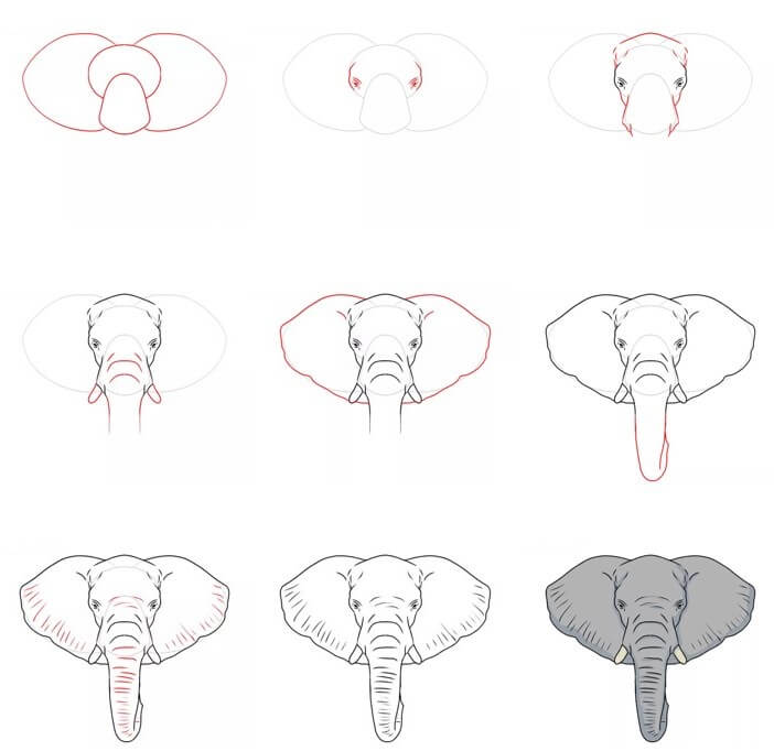 Desenhos de Ideia do elefante (68)