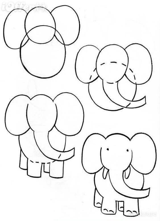 Desenhos de Ideia elefante (12)