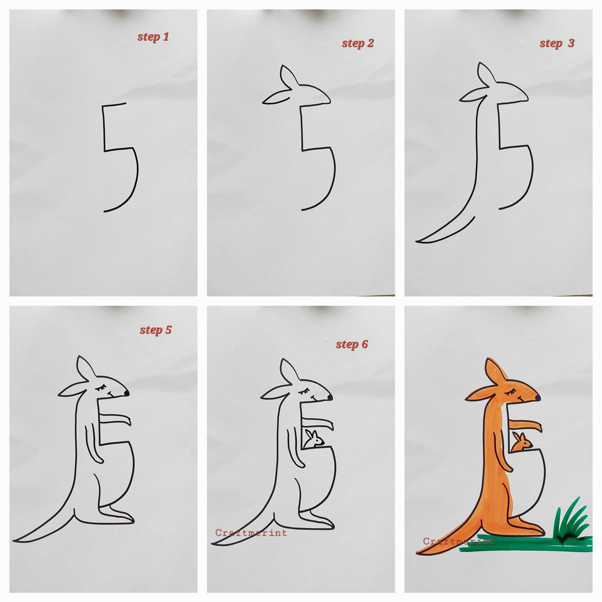 Desenhos de Kangaroo idea 15