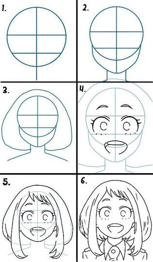 Desenhos de Ochaco Uraraka