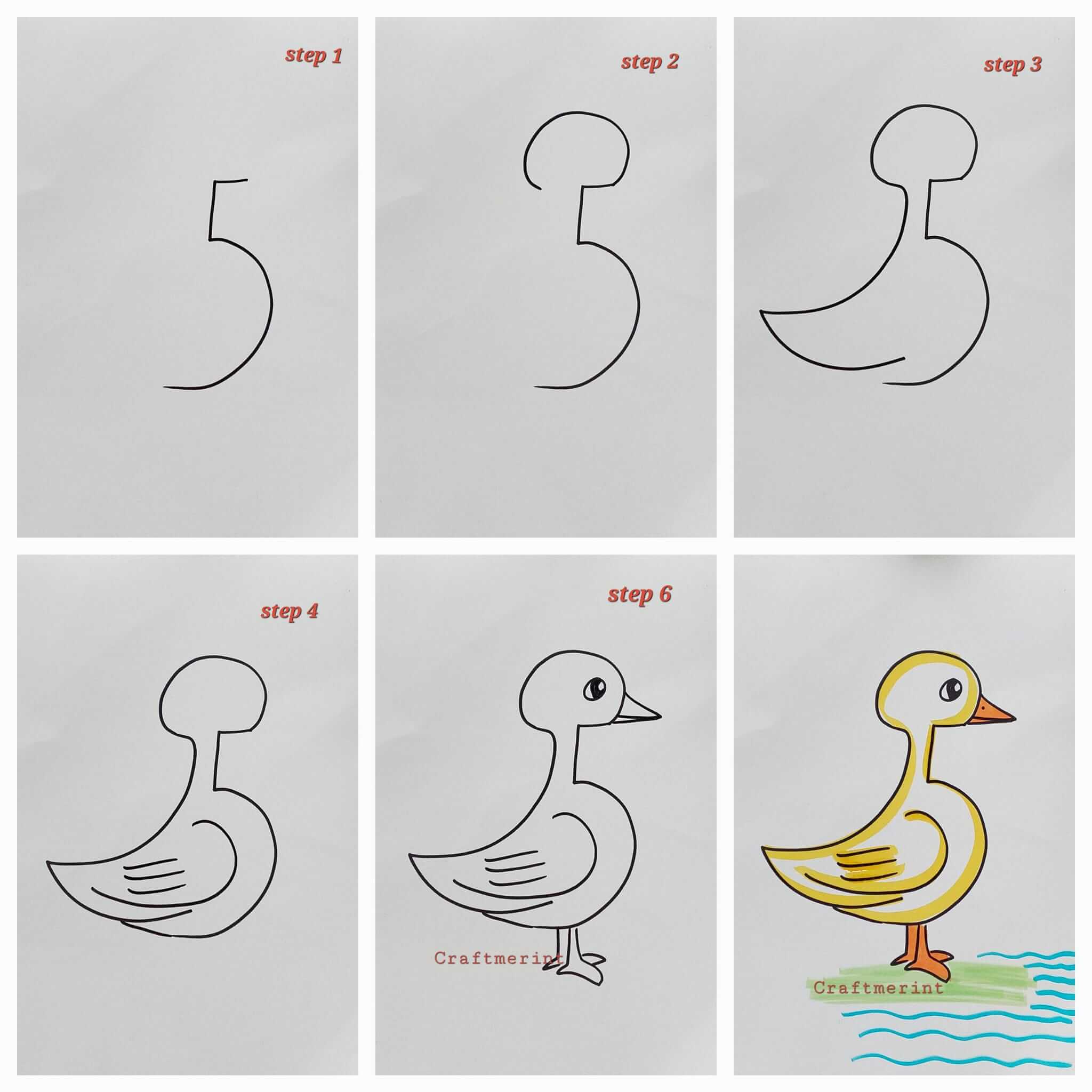 Desenhos de Pato – ideia 16