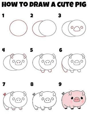 Desenhos de Porco livre