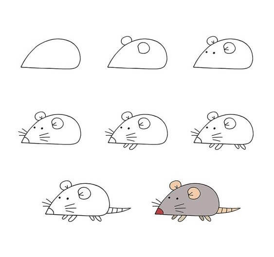 Desenhos de Robô rato